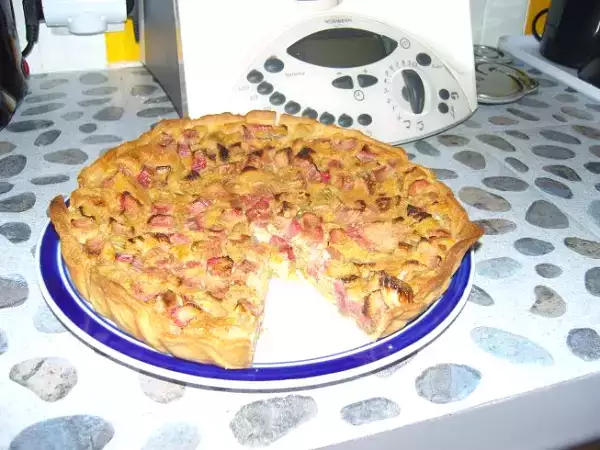 Recette Tarte à la rhubarbe des ardennes