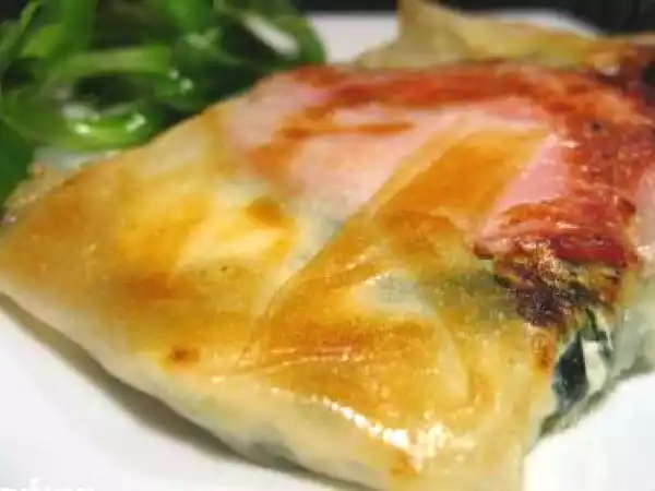 Recette Croustillant blettes ricotta bacon