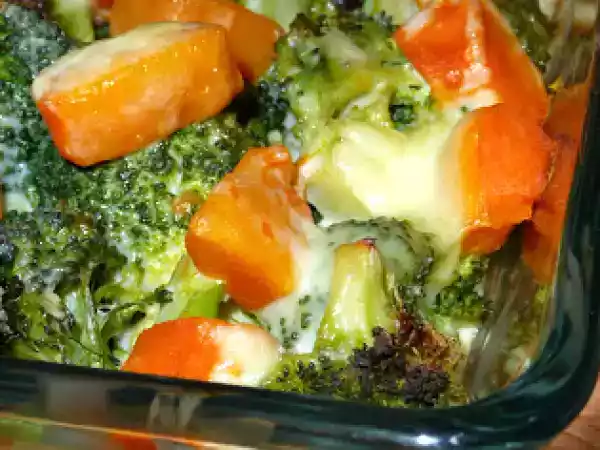 Recette Gratin de potimarron et brocoli à la raclette