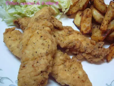 Recette Lanières de poulet frit
