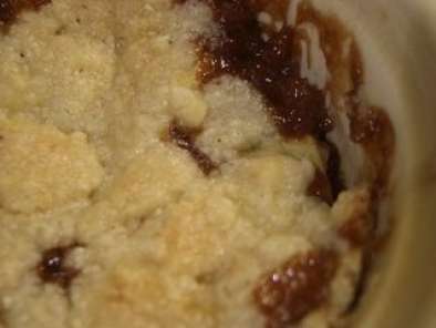 Recette Crumble pomme-carambar