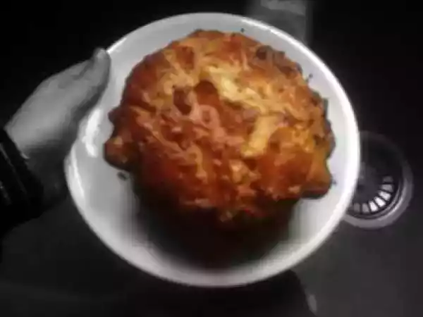 Recette Brioche au saumon, lardons &² gruyere .