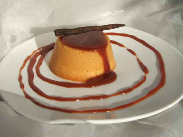 Recette de flan de patate douce au lait de coco et lardons
