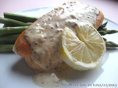 Recette Filet de saumon érable et moutarde