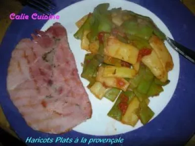 Recette Haricots plats à la provençale
