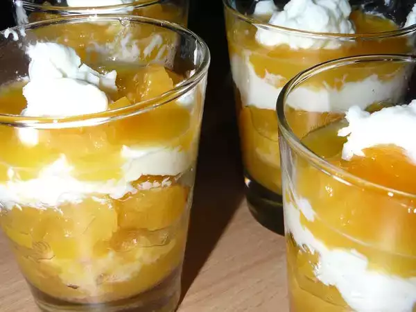 Recette Verrines d'abricots