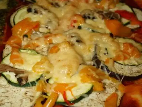 Recette Pizza végétarienne gourmande