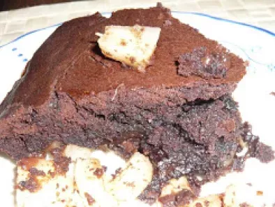 Recette Dessert au chocolat-poire ou gâteau de chocolat -poire de nigella