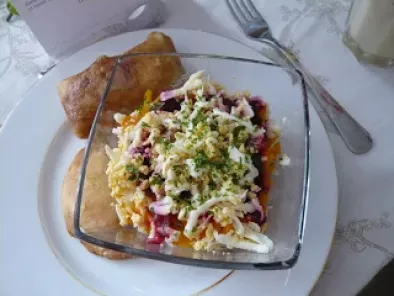 Recette Salade russe seledka pod shuboyu / russian salad selyodka pod shouboy