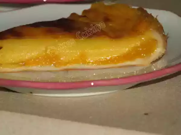 Recette Flan pâtissier aux pêches