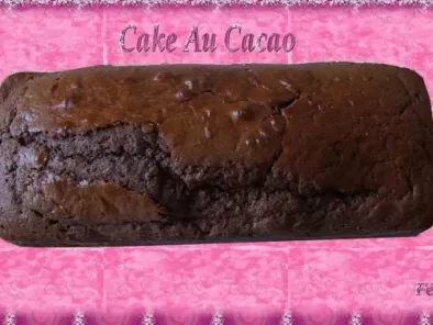 Recette Cake au cacao