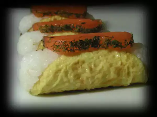 Recette Sashimi de saumon gravlax... à la mode sushi !