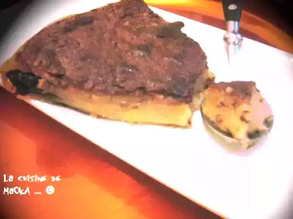 Recette Flan aux pruneaux et pépites de chocolat