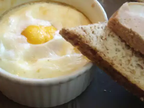 Recette Oeuf cocotte au foie gras