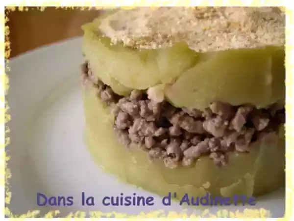 Recette Parmentier saint germain (avec de la purée de pois cassés)