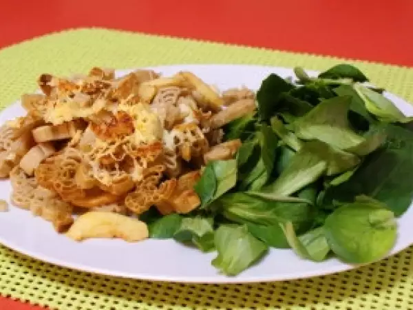 Recette Gratin de pâtes aux pommes