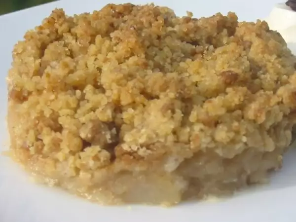 Recette Crumble pommes poires speculoos