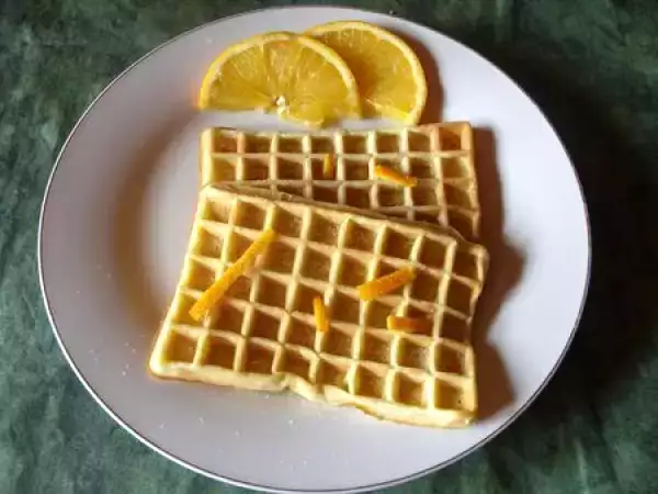 Recette Gaufres à l'orange