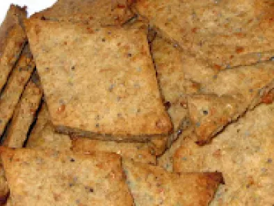 Recette Crackers à l'épeautre de laurence salomon