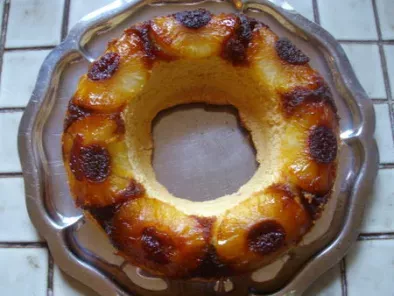 Recette Gâteau couronne de savoie à l'ananas