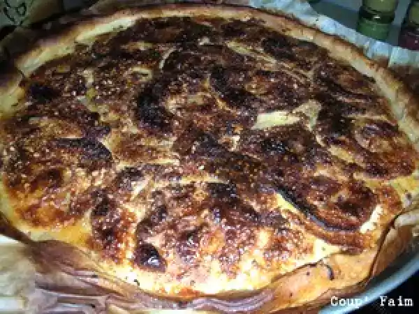 Recette Tarte aux pommes, amandes, chocolat, miel et cannelle ...