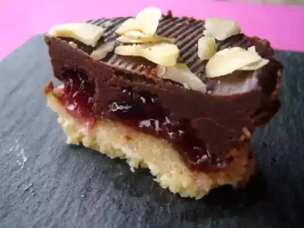 Recette Douceurs sablées au chocolat et aux airelles