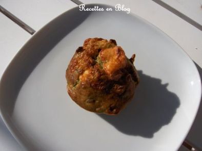 Recette Muffins aux fanes de radis, gorgonzola au mascarpone