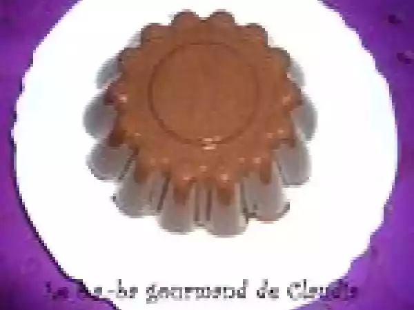 Recette Bavarois au chocolat à l'agar agar...