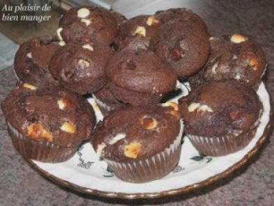 Recette Muffins triple chocolat