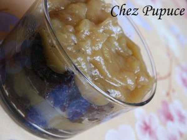 Recette de verrine pommes et boudin noir