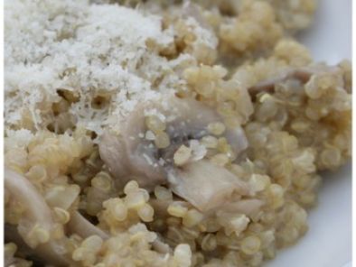 Recette Quinoa aux champignons de paris et aux cèpes