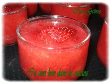 Recette Soupe de fraises au thermomix