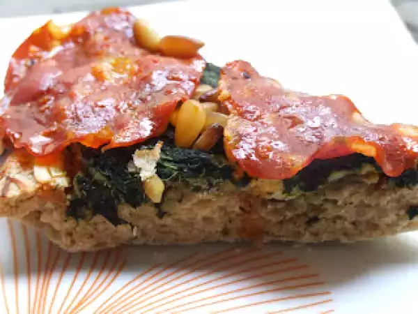 Recette Pizza aux épinards et chorizo