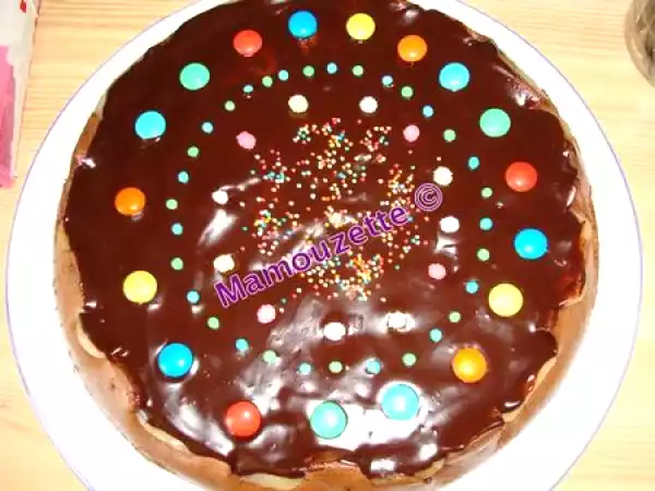 Recette Gâteau léger au fromage blanc au chocolat et à la poire