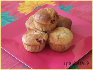 Recette Muffins amandes - airelles