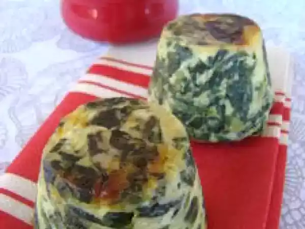 Recette Petits flans aux épinards