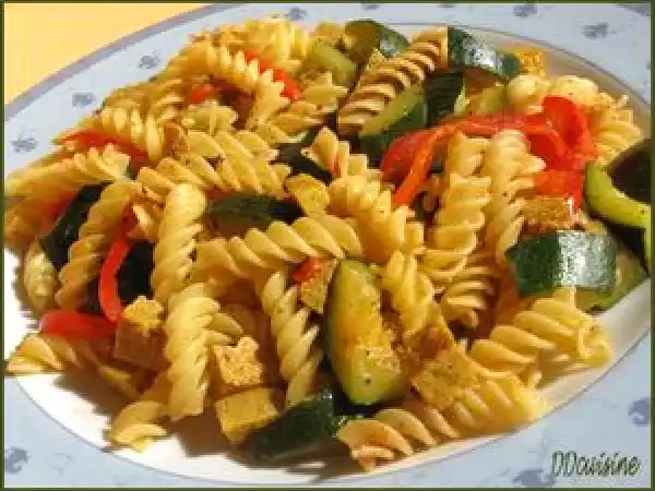 Recette Pâtes pimentées au tofu au curry