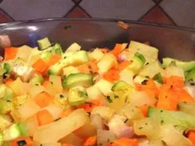 Recette Carottes, courgettes et pommes de terre au curry