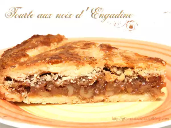 Recette Tourte aux noix d'engadine