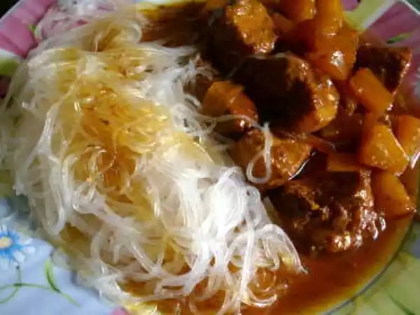 Recette Porc au caramel aux ananas