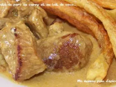 Recette Sauté de porc au curry et au lait de coco
