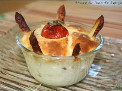 Recette Mousse de truite et asperges - sauce yaourt/citron