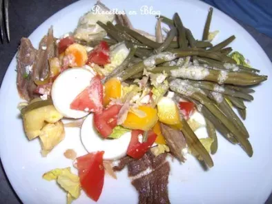 Recette Salade composee aux haricots verts