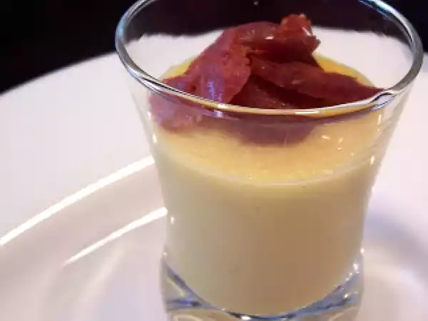 Recette Mousse de maïs et son effeuillé croustillant de lomo