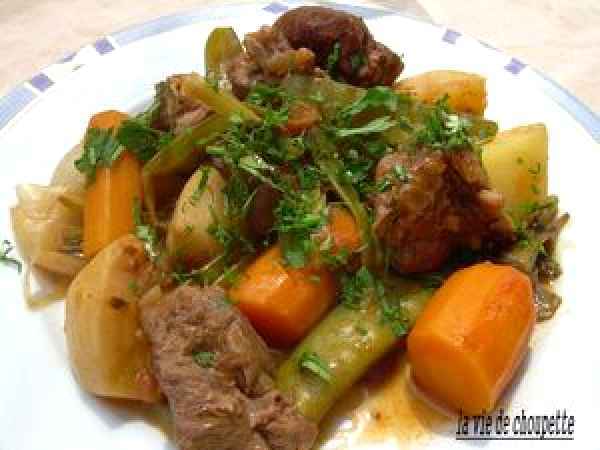Recette de navarin d'agneau et haricots blancs