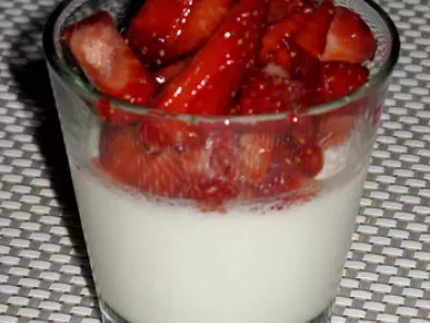 Recette Creme prise coco- fraises
