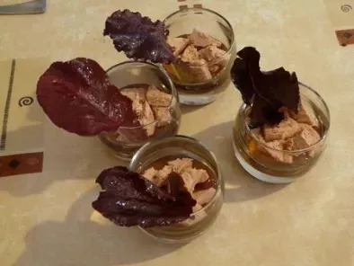 Recette Verrines faciles à la figue et au foie gras