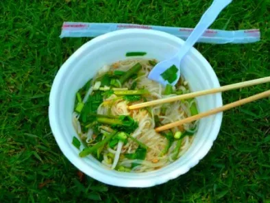 Recette Ban pho au tofu et légumes croquants