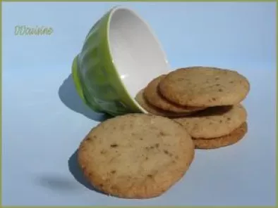 Recette Délicieux petits biscuits amande - pralin (sans oeufs)