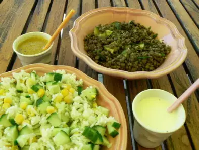 Recette Salade de lentilles au curry